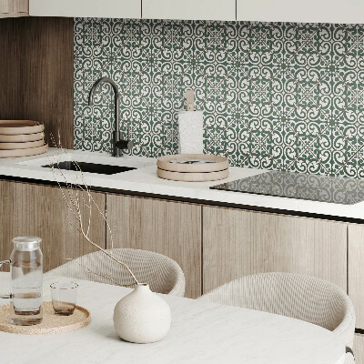 Pvc tegels Groene motieven in ontwerp