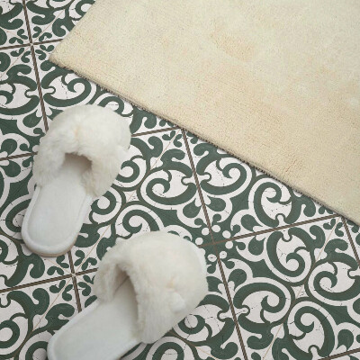 Pvc tegels Groene motieven in ontwerp