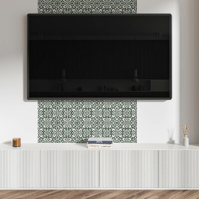 Pvc tegels Groene motieven in ontwerp