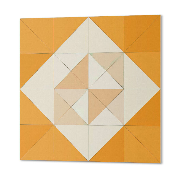 Zelfklevende vinyltegels Ruiten in een moderne grafische stijl