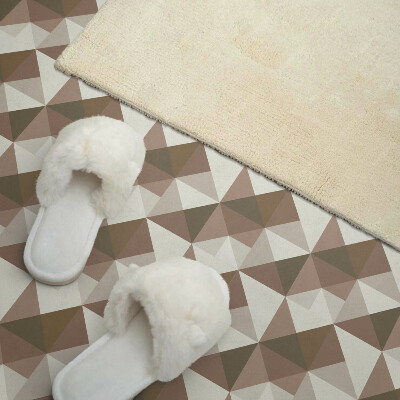 Vinyl tegels zelfklevend Een minimalistisch driehoekig patroon