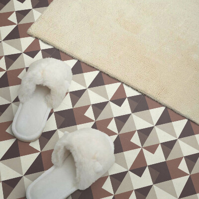 Zelfklevende vinyltegels Driehoekig motief in een modern design