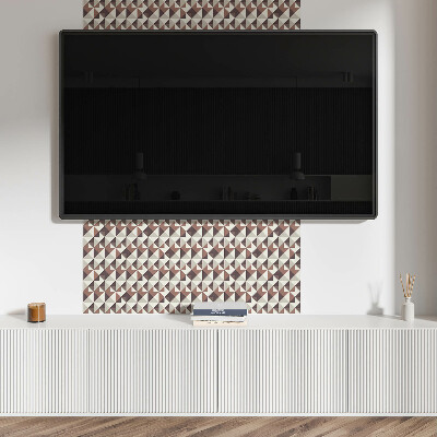 Zelfklevende vinyltegels Driehoekig motief in een modern design