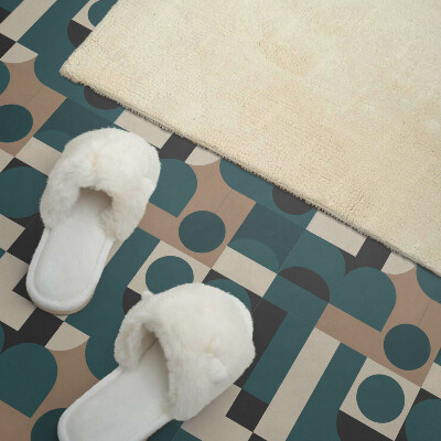 Pvc tegels Abstracte vormen met unieke vormen