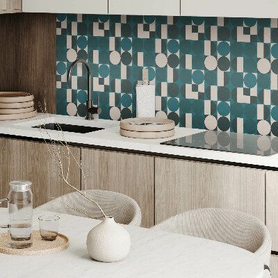 Vinyl tegels zelfklevend Geometrische patronen met verschillende vormen