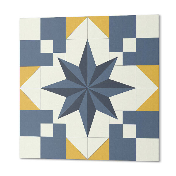 Zelfklevende vinyltegels Stijlvol geometrisch stermotief