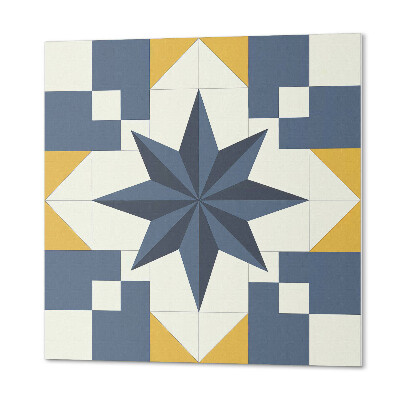 Zelfklevende vinyltegels Stijlvol geometrisch stermotief