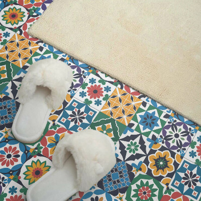 Pvc tegels Geruite mozaïekpatronen