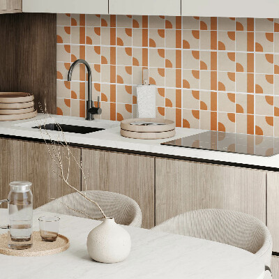 Vinyl tegels zelfklevend Geometrische motieven in een abstracte stijl