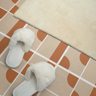 Vinyl tegels zelfklevend Geometrische motieven in een abstracte stijl