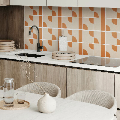 Vinyl tegels zelfklevend Geometrische motieven in een abstracte stijl