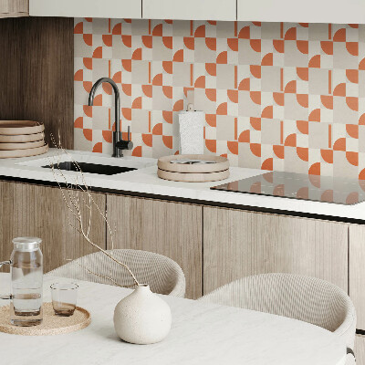 Zelfklevende vinyltegels Creatieve compositie van vormen