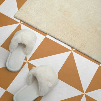 Vinyl tegels zelfklevend Vierkante driehoeken in geometrische stijl