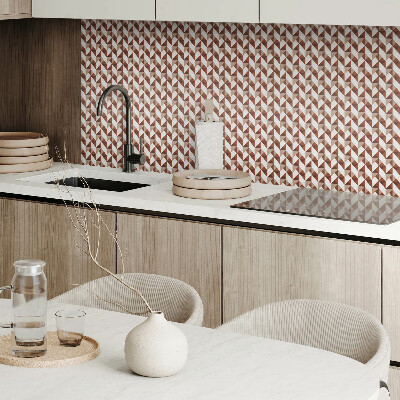 Zelfklevende vinyltegels Een minimalistisch driehoekspatroon