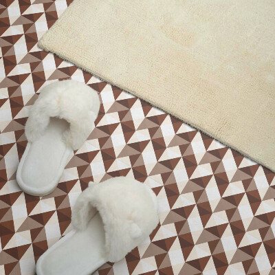 Zelfklevende vinyltegels Een minimalistisch driehoekspatroon