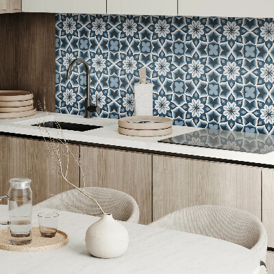 Zelfklevende vinyltegels Symmetrisch bloemenpatroon