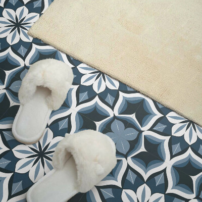 Zelfklevende vinyltegels Symmetrisch bloemenpatroon