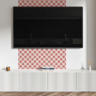 Pvc tegels Bloemen in cirkels