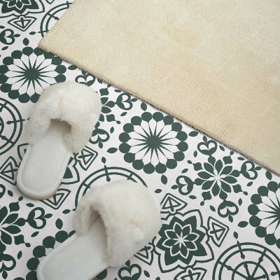 Vinyl tegels zelfklevend Geometrisch met een bloemenaccent