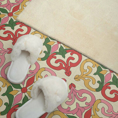 Vinyl tegels zelfklevend Sierlijk bloemenpatroon