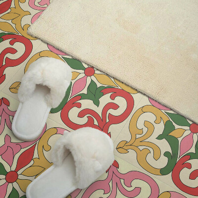 Vinyl tegels zelfklevend Sierlijk bloemenpatroon