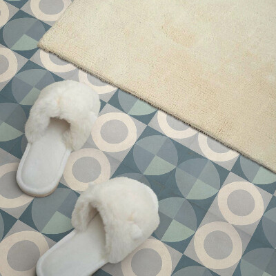 Pvc tegels Abstracte figuren en cirkels