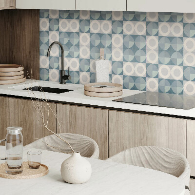 Pvc tegels Abstracte figuren en cirkels