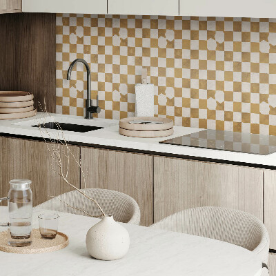 Vinyl tegels zelfklevend Dynamisch dambordmotief