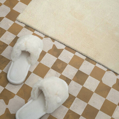 Vinyl tegels zelfklevend Dynamisch dambordmotief