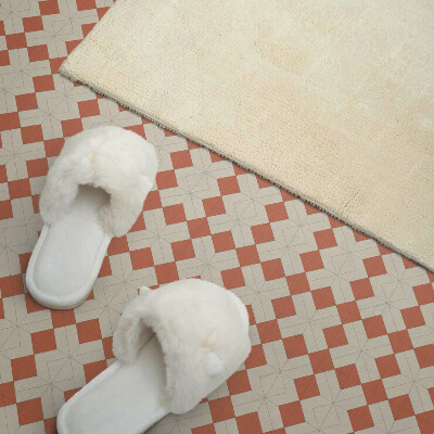 Vinyl tegels zelfklevend Mesh ruitmotief