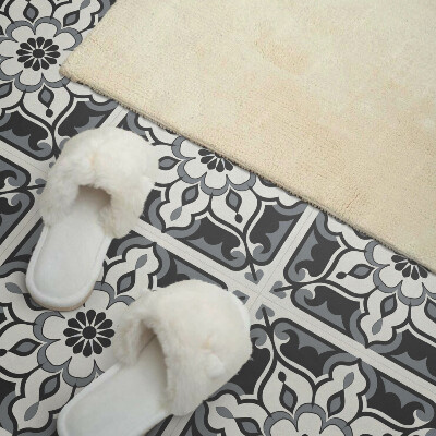 Pvc tegels Bloemenmotief met decoratieve details