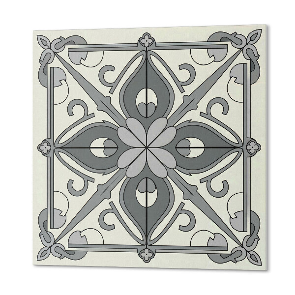 Vinyl tegels zelfklevend Symmetrisch bloemenmotief