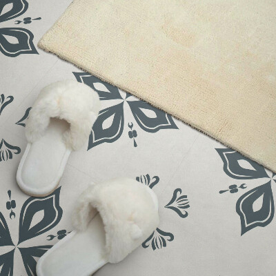 Zelfklevende vinyltegels Bloemen in de vorm van een kruis