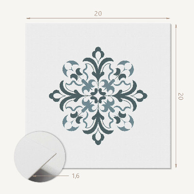 Pvc tegels Symmetrisch bloemenpatroon