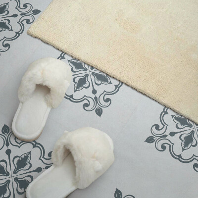 Vinyl tegels zelfklevend Ornamenten met een plantenmotief