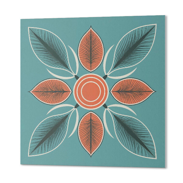 Pvc tegels Plantenpatroon met bloemen en bladeren