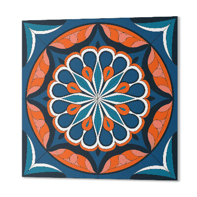 Vinyl tegels zelfklevend Bladmandala-stijl