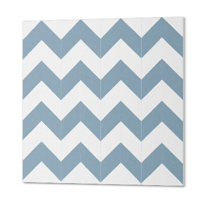 Vinyl tegels zelfklevend Patroon met golvende zigzaglijnen