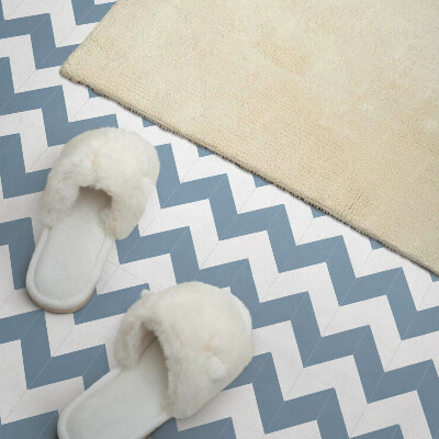 Vinyl tegels zelfklevend Patroon met golvende zigzaglijnen