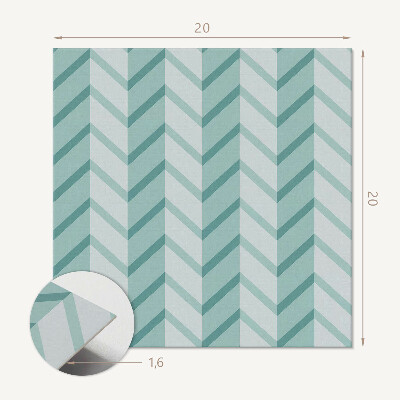 Pvc tegels Zigzagstrepen