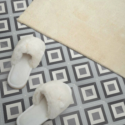 Vinyl tegels zelfklevend Geometrisch ruitpatroon