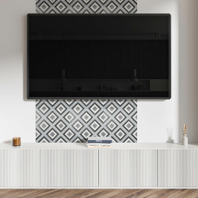 Vinyl tegels zelfklevend Geometrisch ruitpatroon