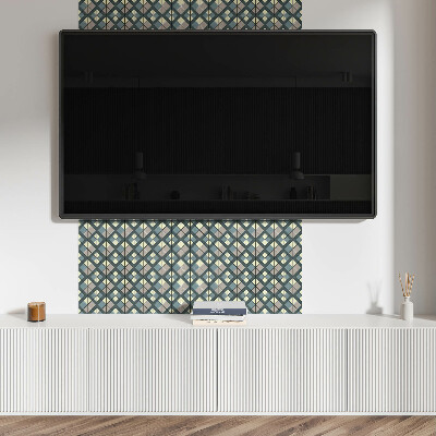 Pvc tegels Geometrisch ruitjespatroon