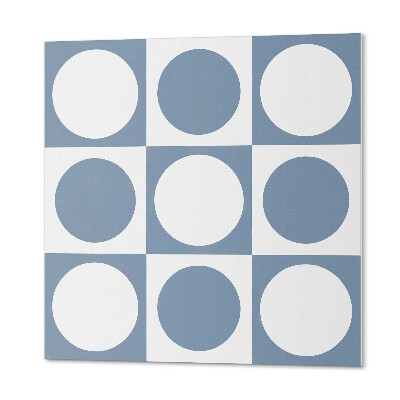 Zelfklevende vinyltegels Meshcirkels in geometrische stijl