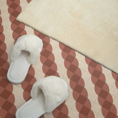 Pvc tegels Golvende geometrische vormen