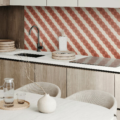 Pvc tegels Golvende geometrische vormen