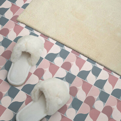 Vinyl tegels zelfklevend Abstracte geometrische vormen