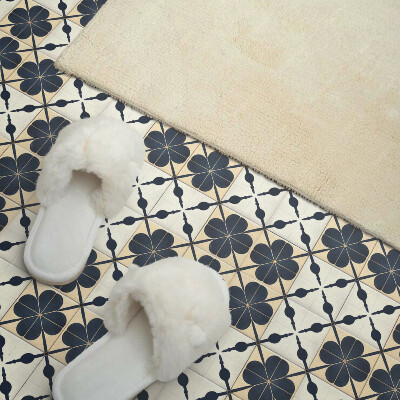 Zelfklevende vinyltegels Bloemen op een ingetogen achtergrond