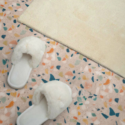 Pvc tegels Kleurrijke accenten in het patroon