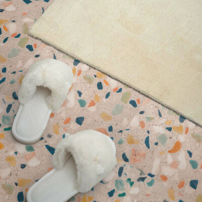 Pvc tegels Kleurrijke accenten in het patroon